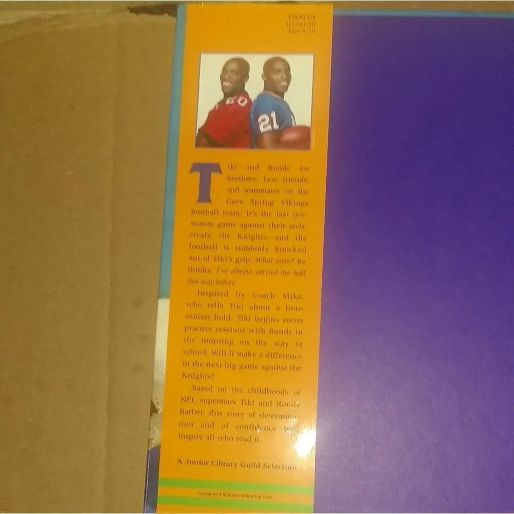 ⬇️⬇️⬇️Teammates Tiki and Ronde Barber Book